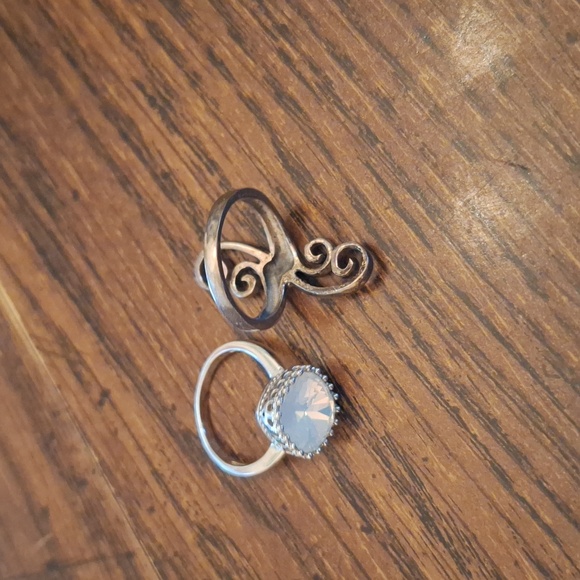 Lot of 2 925 rings - Picture 2 of 2